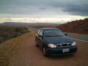 Car And Wild Land